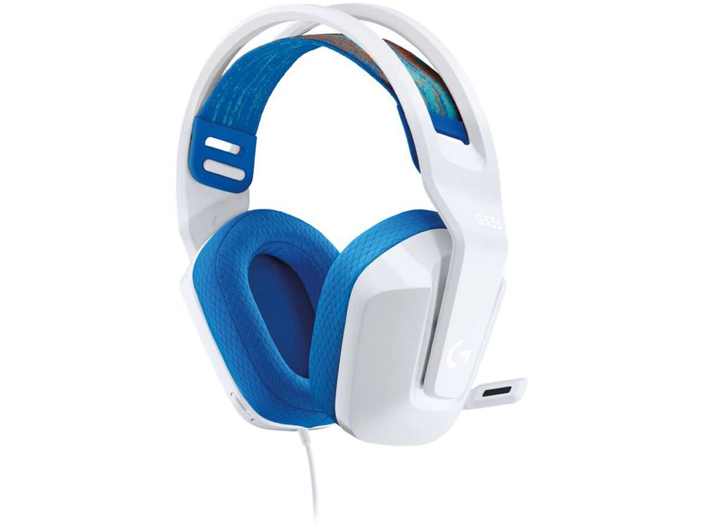 Logitech G335 Wired Gaming Headset - White