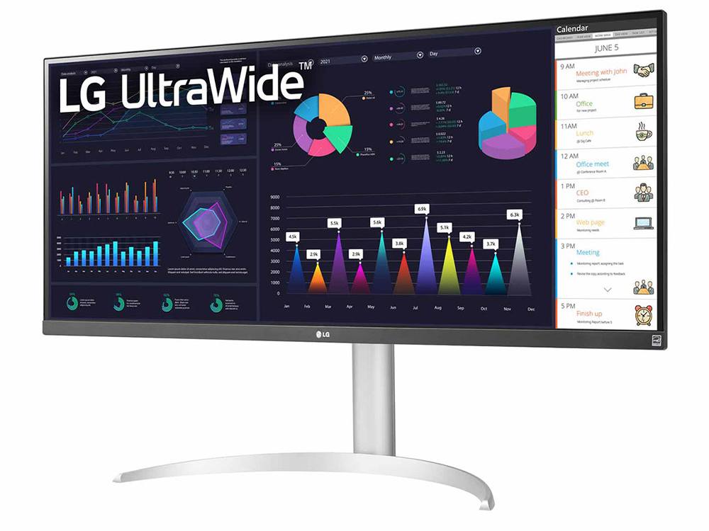 LG 34WQ650-W 34” UltraWide FHD FreeSync IPS Monitor