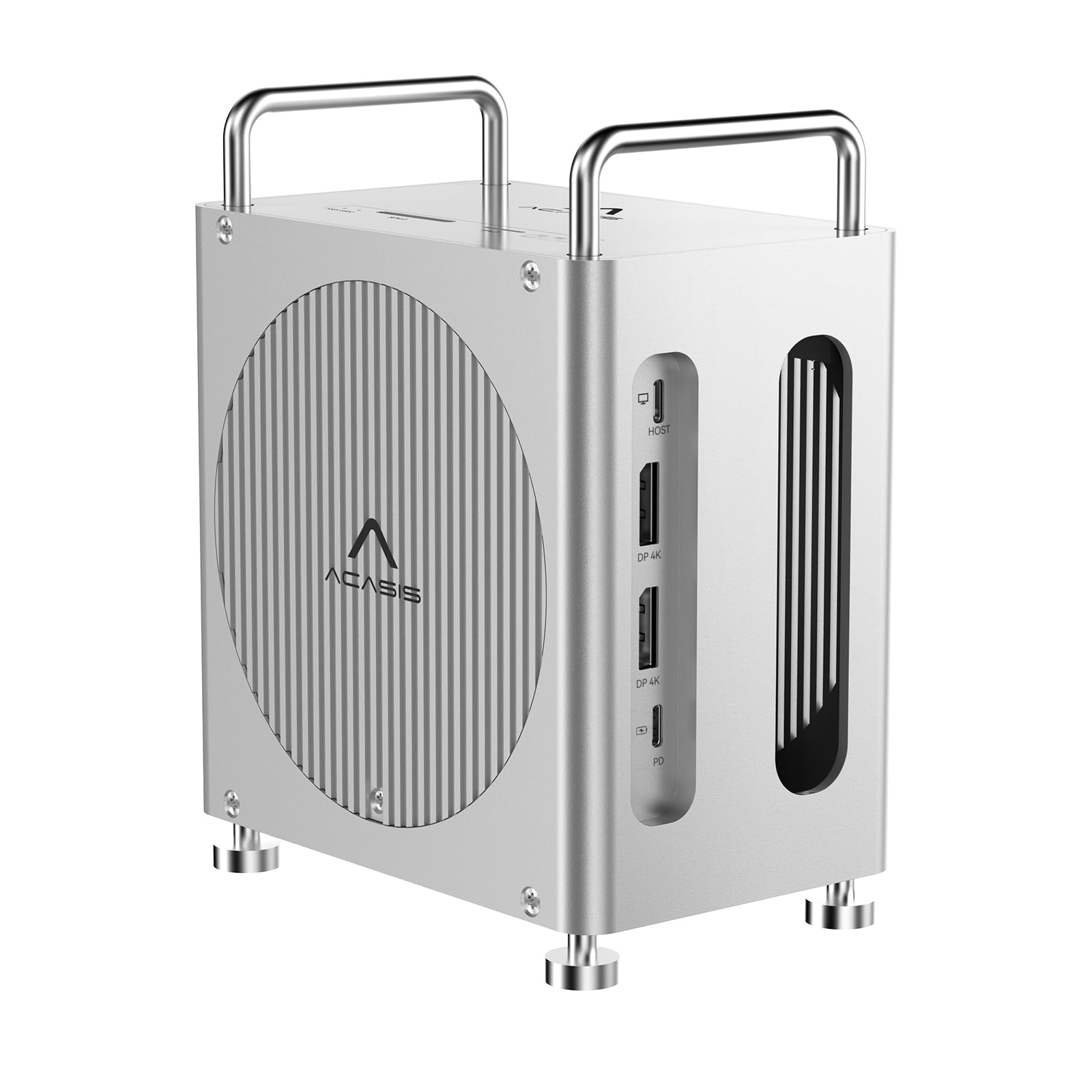 Acasis Mac mini M4 Workstation 8-in-1 Dual SSD Dock Hub (40Gbps)