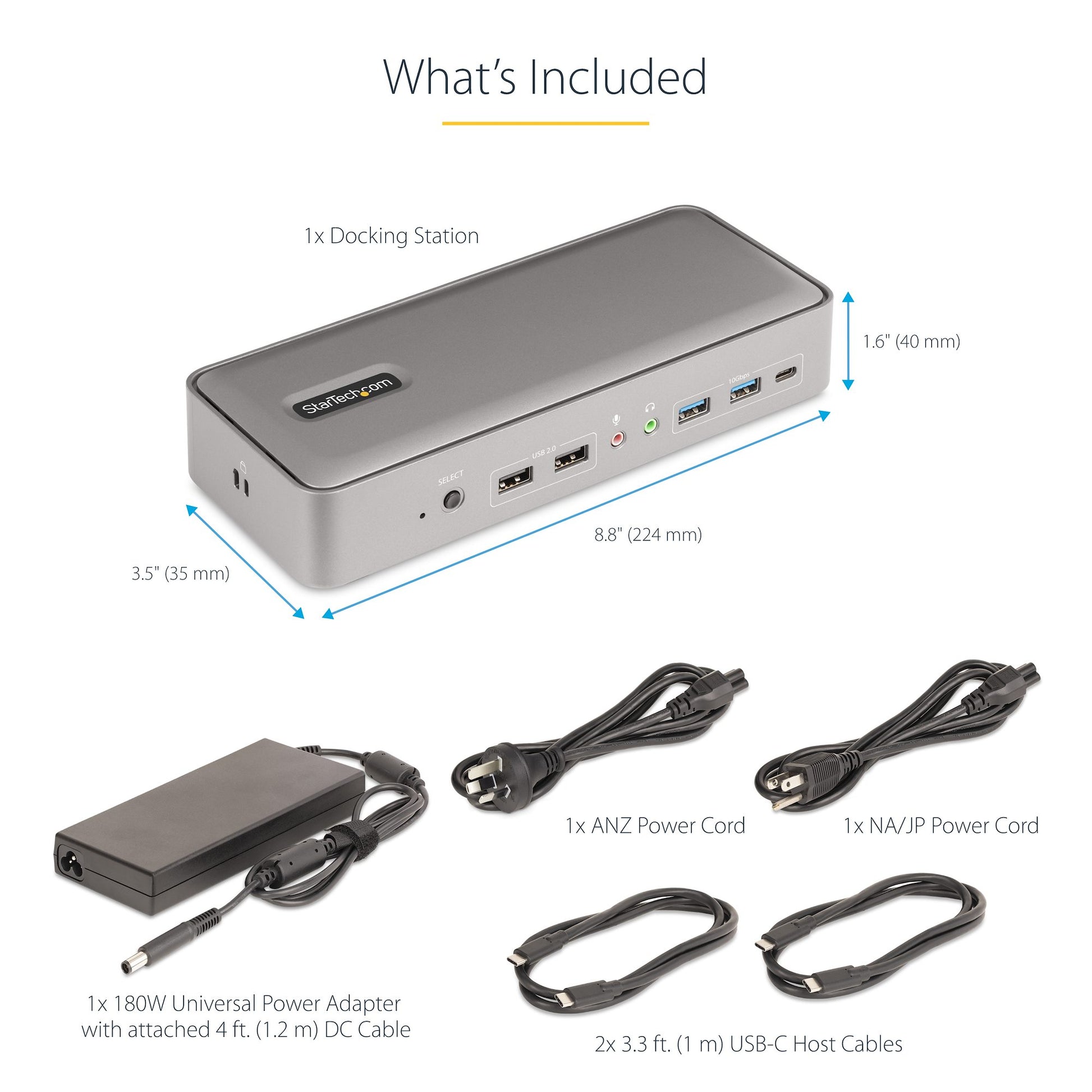 StarTech Dual-Laptop USB-C KVM Docking Station – Dual 4K 60Hz DisplayPort with 90W / 45W Power Delivery-7