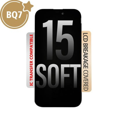 BQ7 Soft OLED Assembly for iPhone 15 Screen Replacement (IC Chip Transfer Compatible)-1
