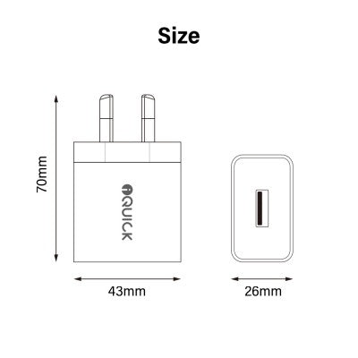iQuick 18W PD3.0 USB-A Charging Adapter