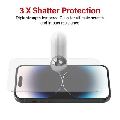Tempered Glass Screen Protectors for iPhone 17