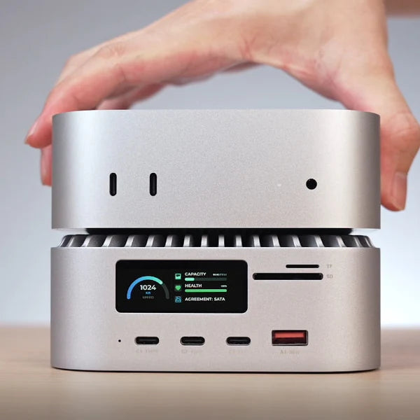 RayCue All-in-One Charger Dock for Mac Mini M4 (US Plug)-9