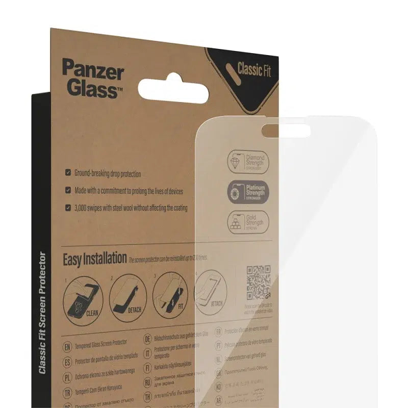 PanzerGlass Classic Fit Screen Protector For iPhone 14 Pro Max