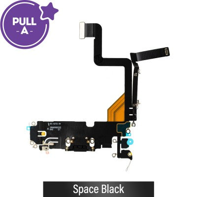Charging Port Connector for iPhone 14 Pro (PULL-A) – Space Black, Gold, Silver, Purple-4