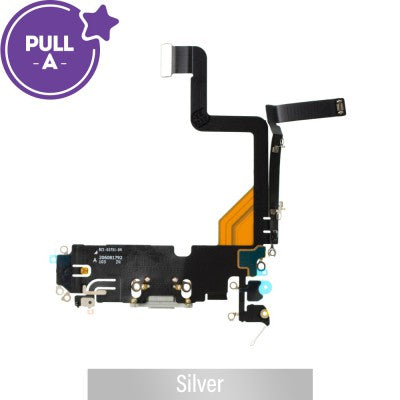 Charging Port Connector for iPhone 14 Pro (PULL-A) – Space Black, Gold, Silver, Purple