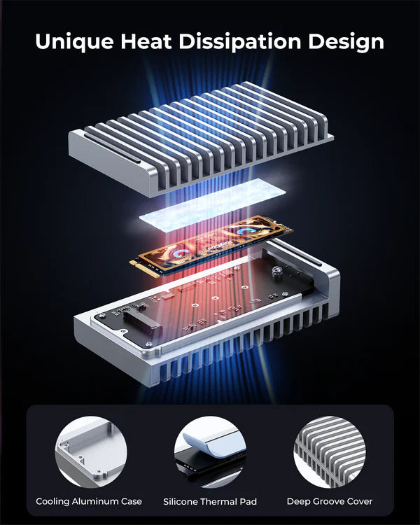 RayCue 40Gbps USB-C NVMe SSD Enclosure (Up to 8TB)-3