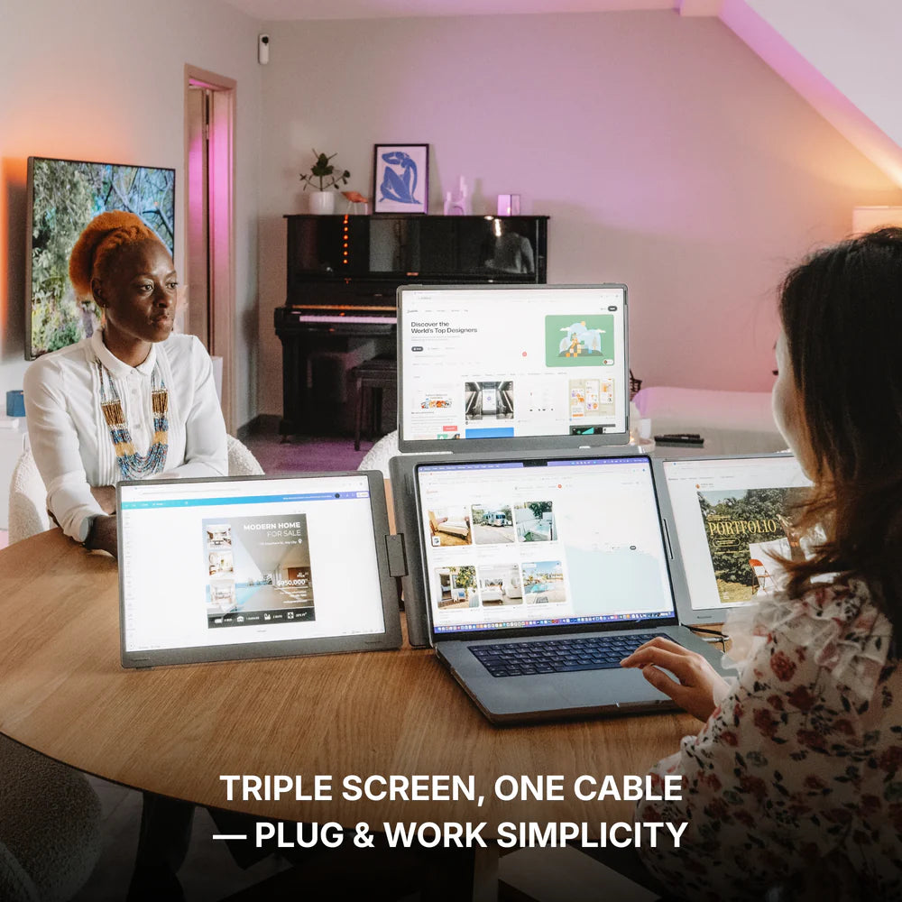 Triple Go (Gen 3) — Triple Portable Monitor System-2