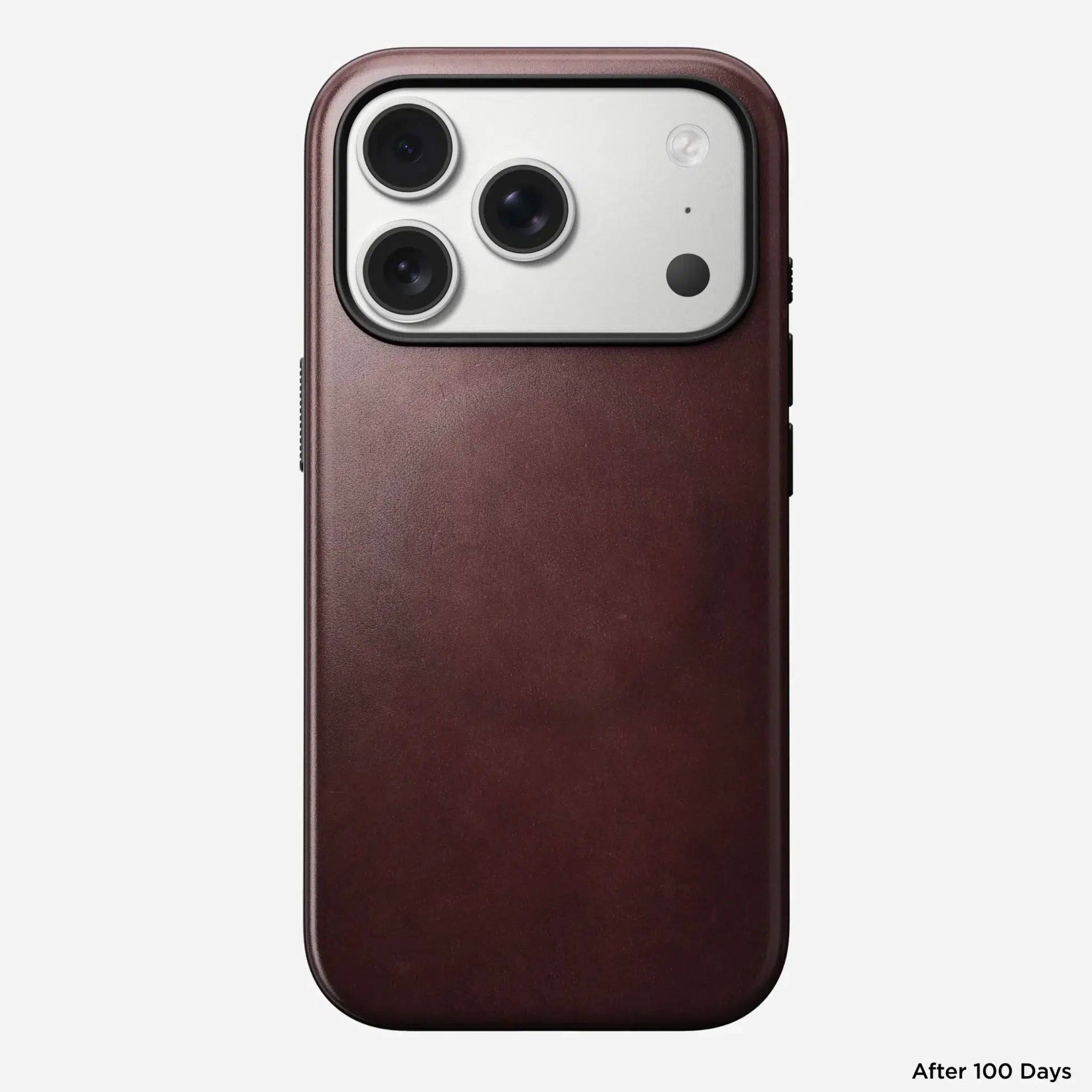 Nomad Modern Leather Case — Horween® Edition Burgundy Chromexcel for iPhone 17 Pro
