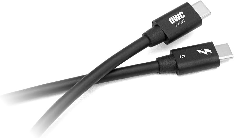 OWC Thunderbolt 5 / USB-C Cable – High-Speed Data & 240W Charging