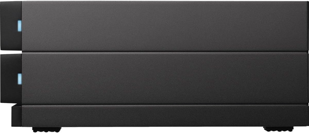 LaCie 2big RAID USB-C External Hard Drive Desktop, 40TB, Black