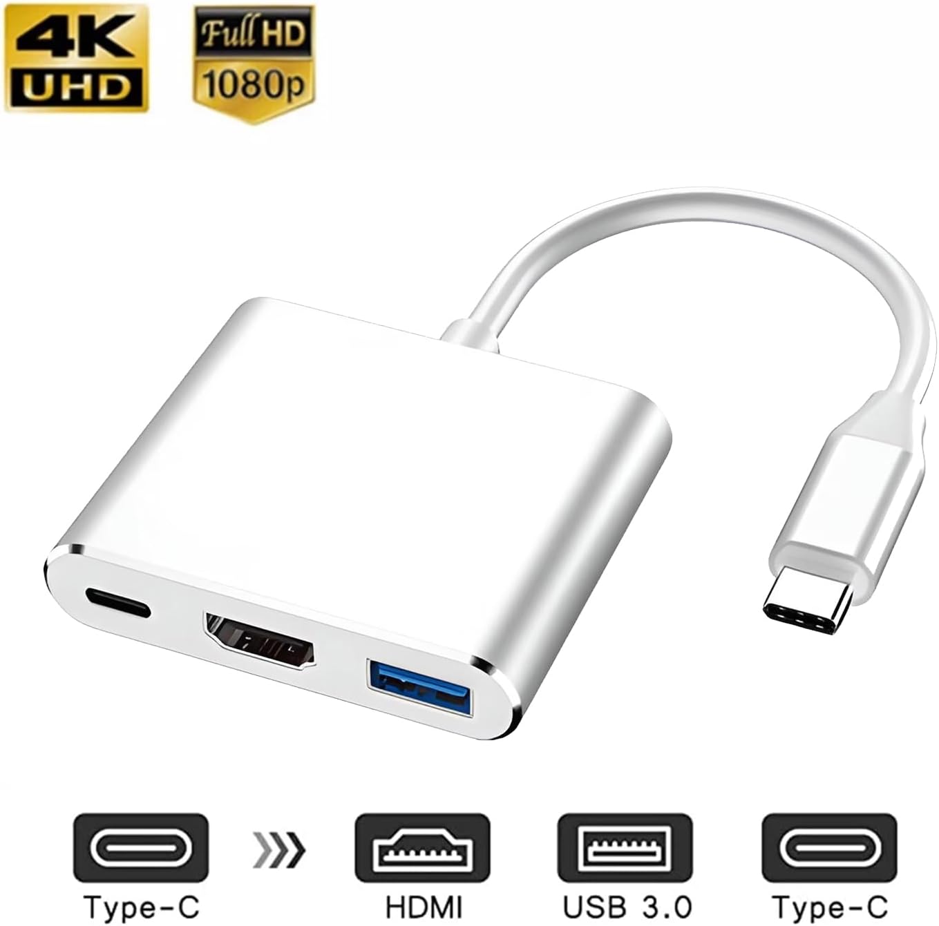 USB-C to HDMI 3-in-1 Multiport Adapter (4K / 30Hz)-6