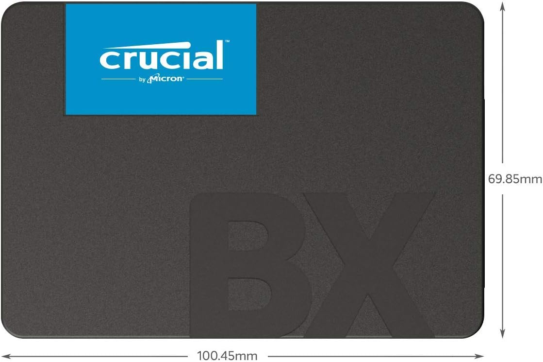 Crucial BX500 1TB 2.5 inch SSD, CT1000BX500SSD1, Black
