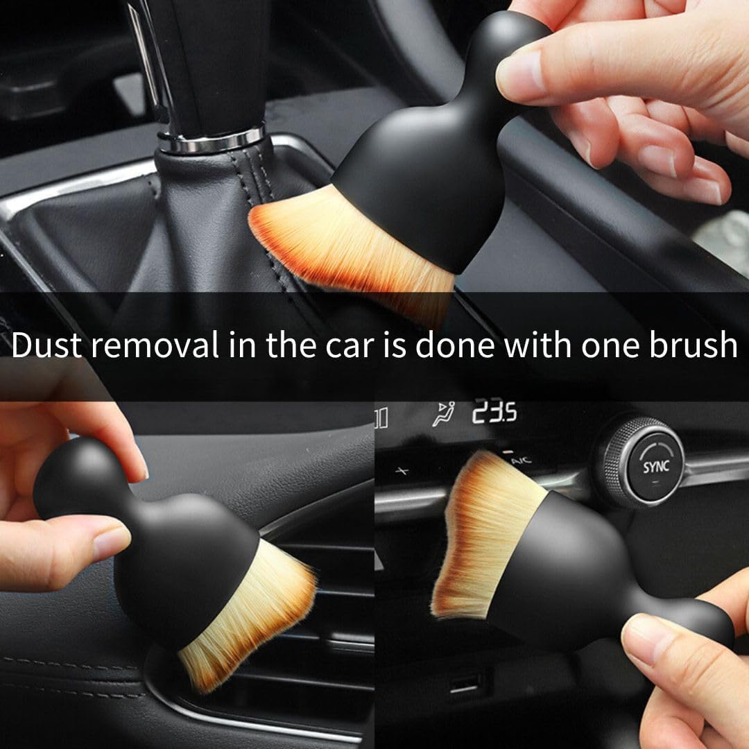 Premium Micro Fiber Cloth for Cleaning Car, Car Cleaning Cloth, High Absorbent Fiber, Streak-Free, Lint-Free, Scratch-Free, Perfect for Car Interior Detailing, 2 Sizes (12x12, 12x24 Inches)