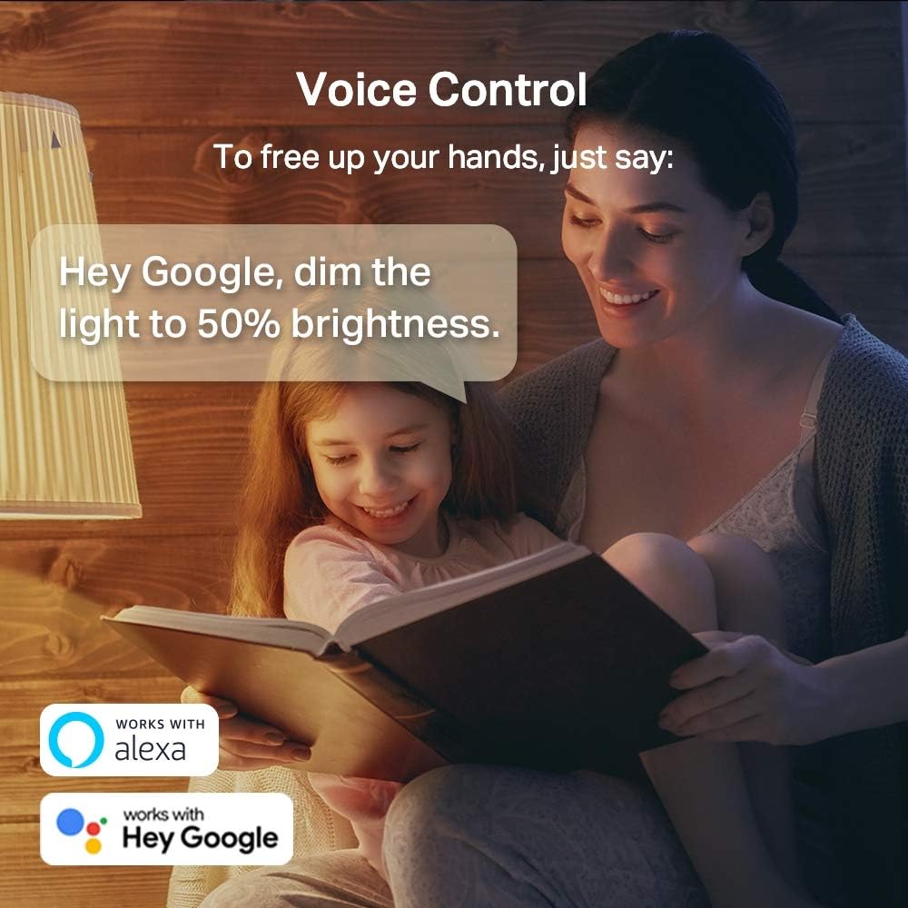 TP-Link Tapo Smart Wi-Fi Light Bulb, Multicolour, E27, 60W Equivalent, Preset, Schedule & Timer, Sunrise and Sunset Modes, Voice & Remote Control, Away Mode, No Hub Required (Tapo L530E(2-pack))