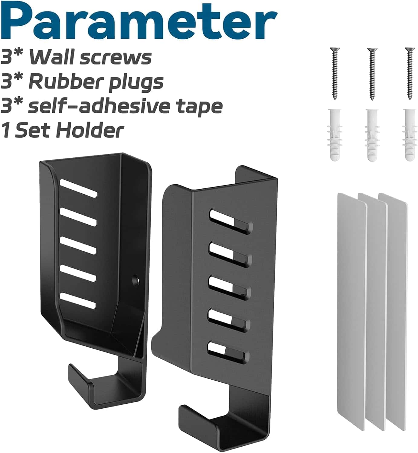 sciuU Universal Wall Mount for Laptops/Routers/TV Boxes/Network Switches/Modems - Wall Shelf for Device Thickness < 4 cm