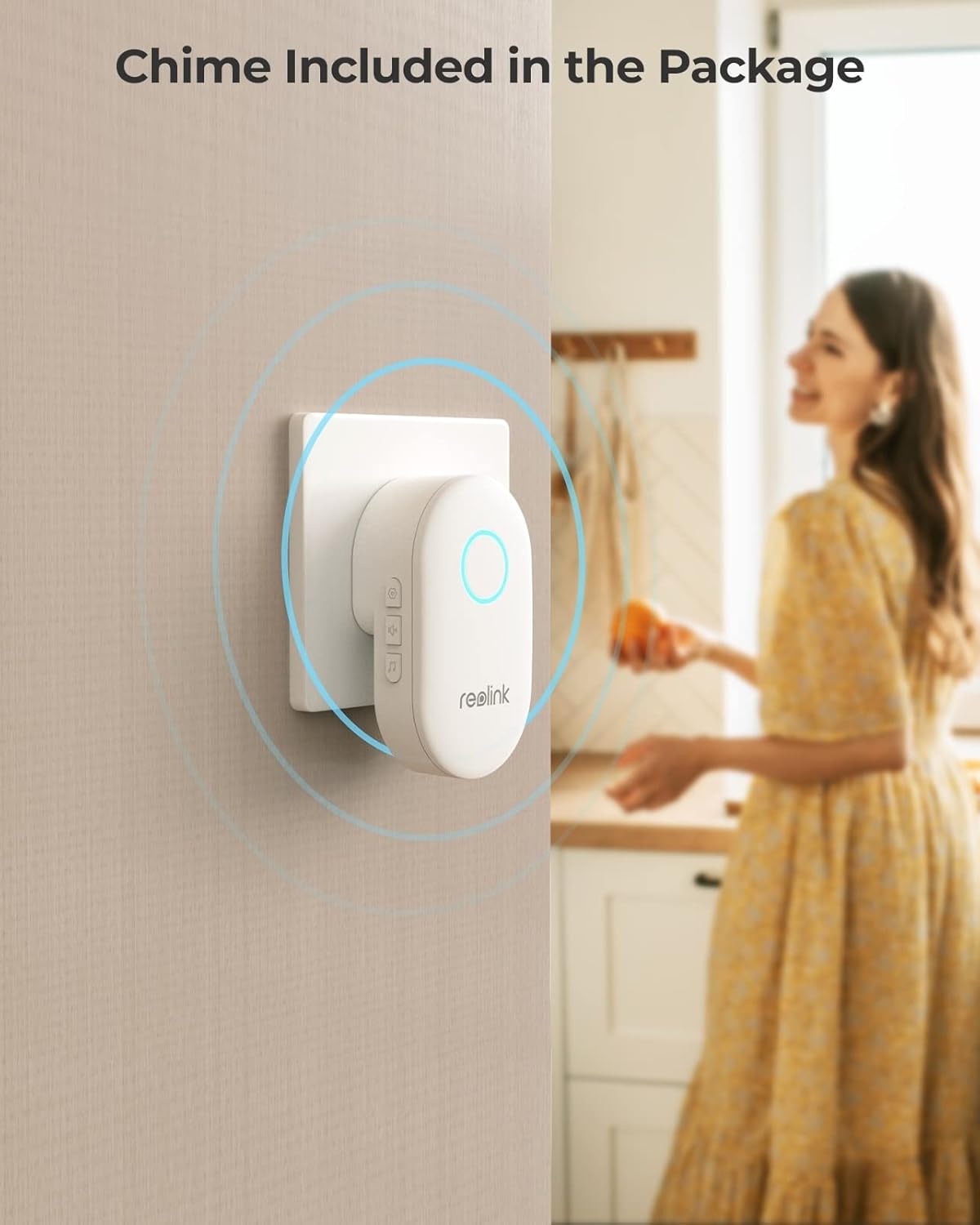 REOLINK Video Doorbell Camera with Chime, Wired PoE IP Security Cam Outdoor, 5MP 180° Diagonal, Two-Way Talk, Humanoid Detection, Plug & Play, Secured Local Storage, No Monthly Fee, DoorbellPoE