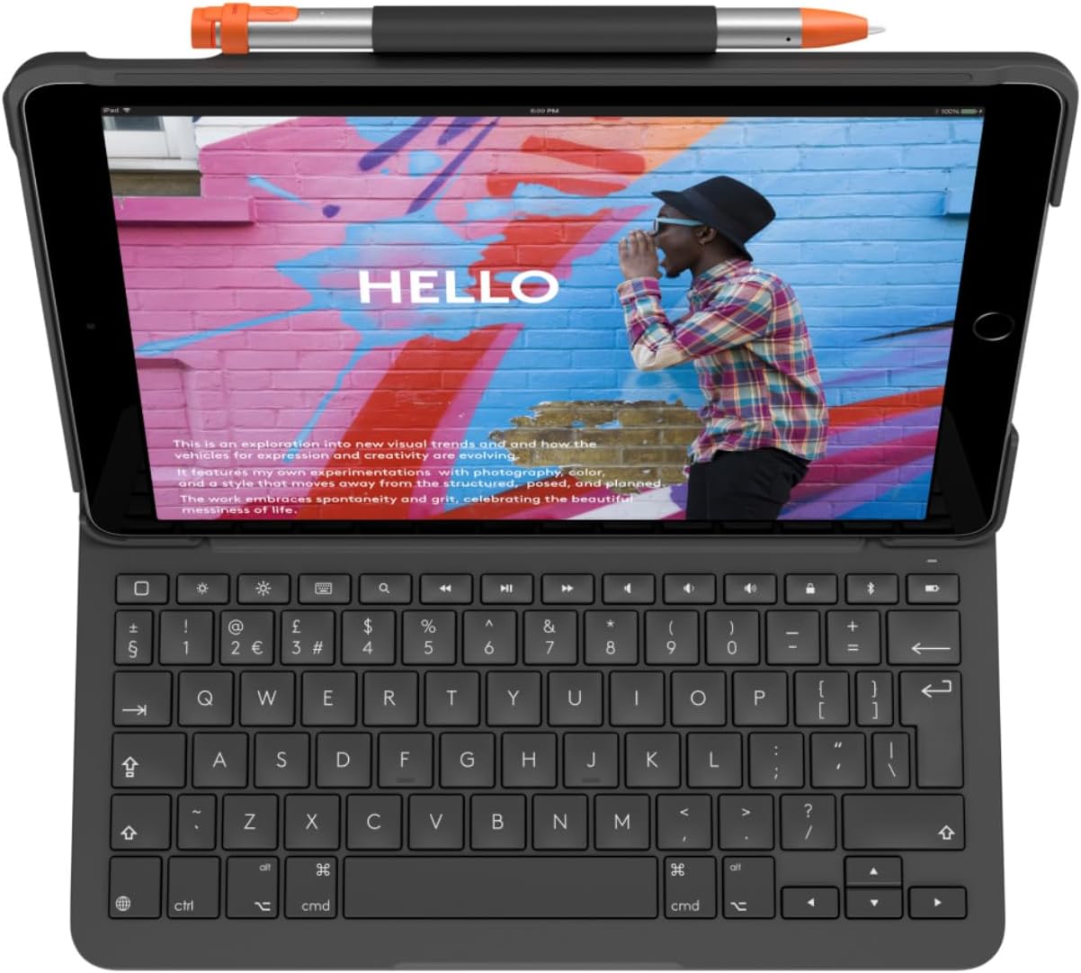 Logitech Slim Folio Keyboard Case for iPad 10.2” (7th / 8th / 9th Gen) – UK Layout Aussiez Goods Hub