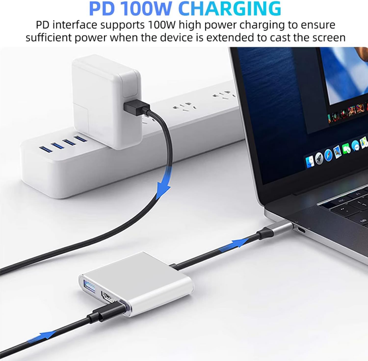 USB-C to HDMI 3-in-1 Multiport Adapter (4K / 30Hz)-3