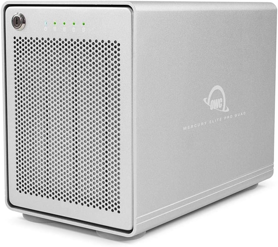 OWC Mercury Elite Pro Quad – Four-Bay USB 3.2 External Storage Enclosure