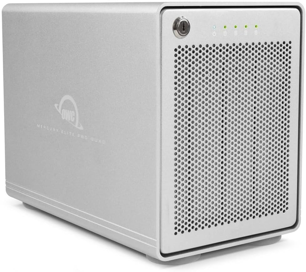 OWC Mercury Elite Pro Quad – Four-Bay USB 3.2 External Storage Enclosure