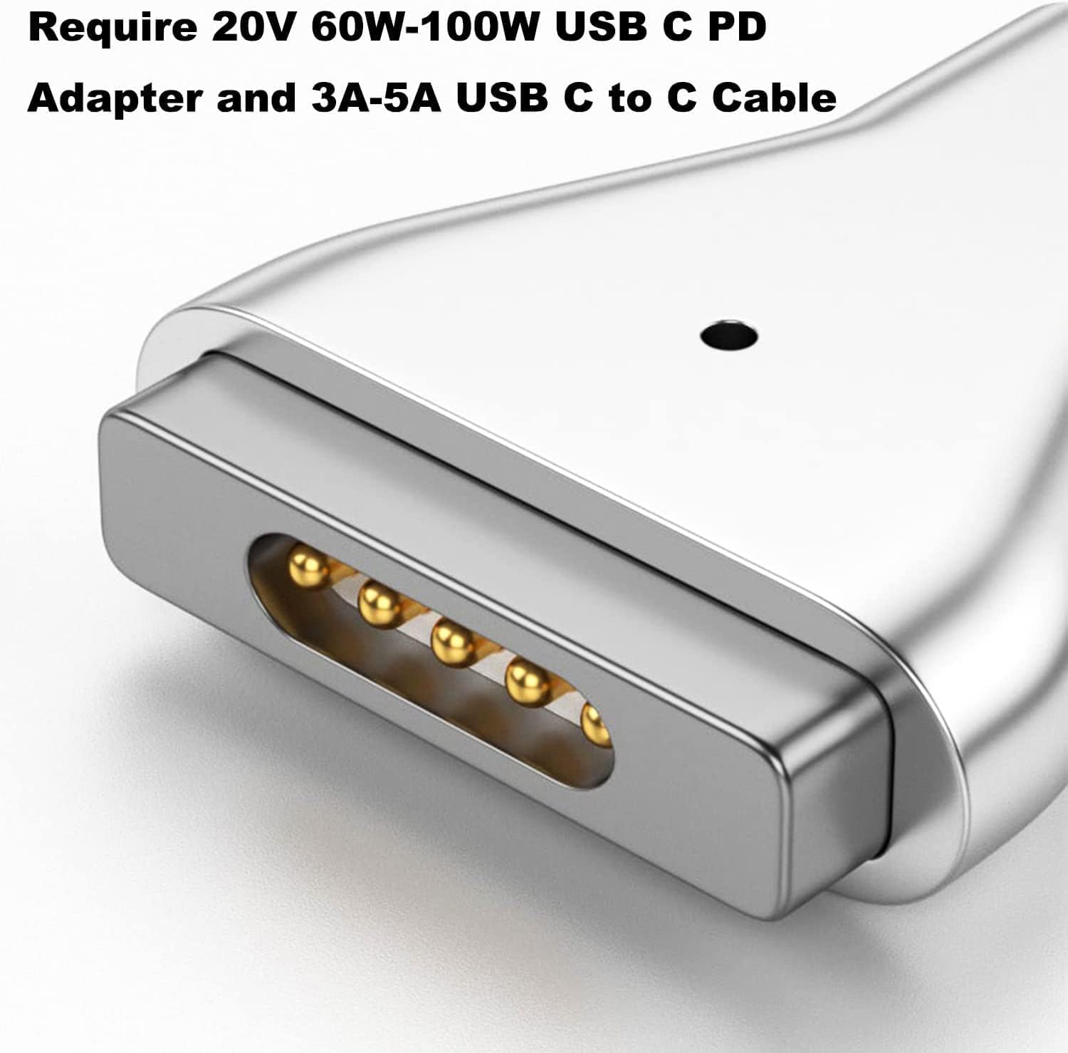 USB-C Female to MagSafe 2 Magnetic Charging Adapter