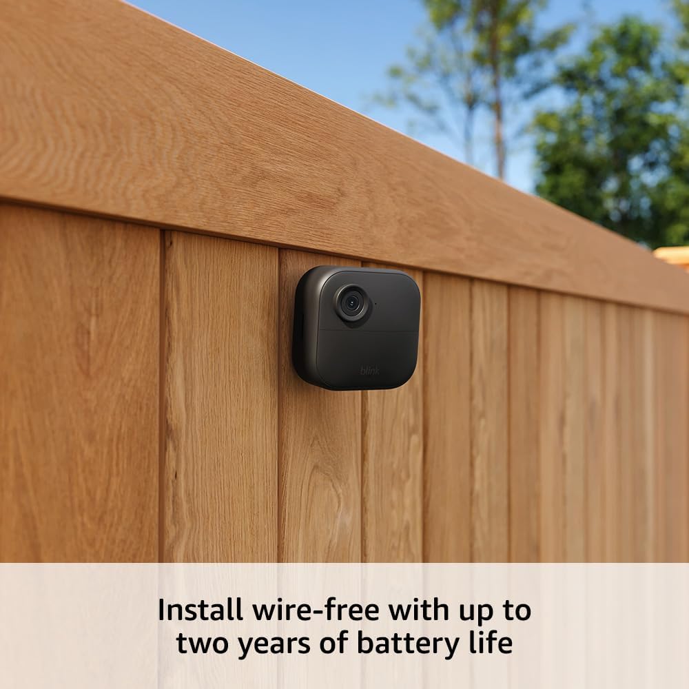 HOME SECURITY BUNDLE | including Echo Hub, 8” smart home control panel with Alexa + Blink Outdoor, Wire-free smart security camera