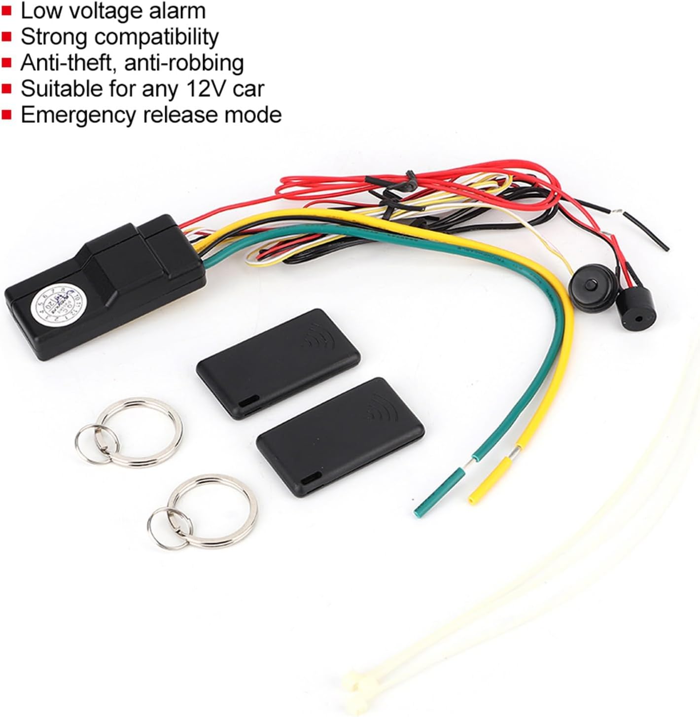 SustVita Wireless Engine Immobilizer, Anti Theft Device for Cars, Car Immobiliser System with Smart Lock and Anti Hijacking Features