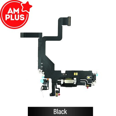 AMPLUS Charging Port Connector for iPhone 14 Pro – Black, Gold, Silver, Purple-1