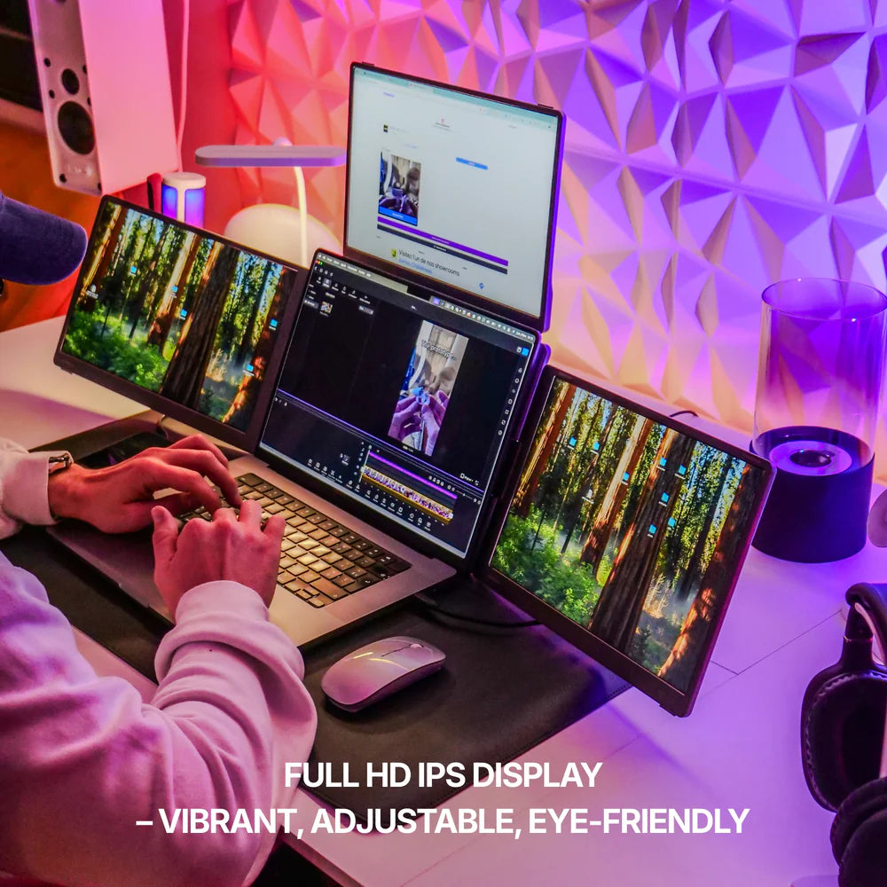 Triple Go (Gen 3) — Triple Portable Monitor System-5