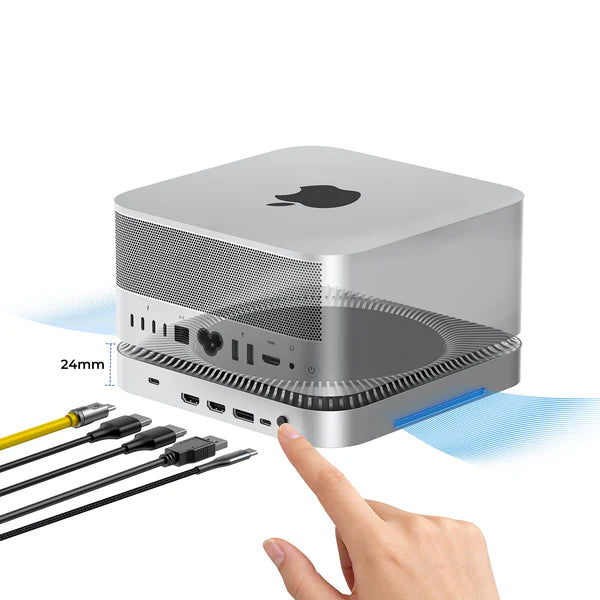 RayCue 10-in-1 80Gbps Dock for Mac Studio (US Plug)-5