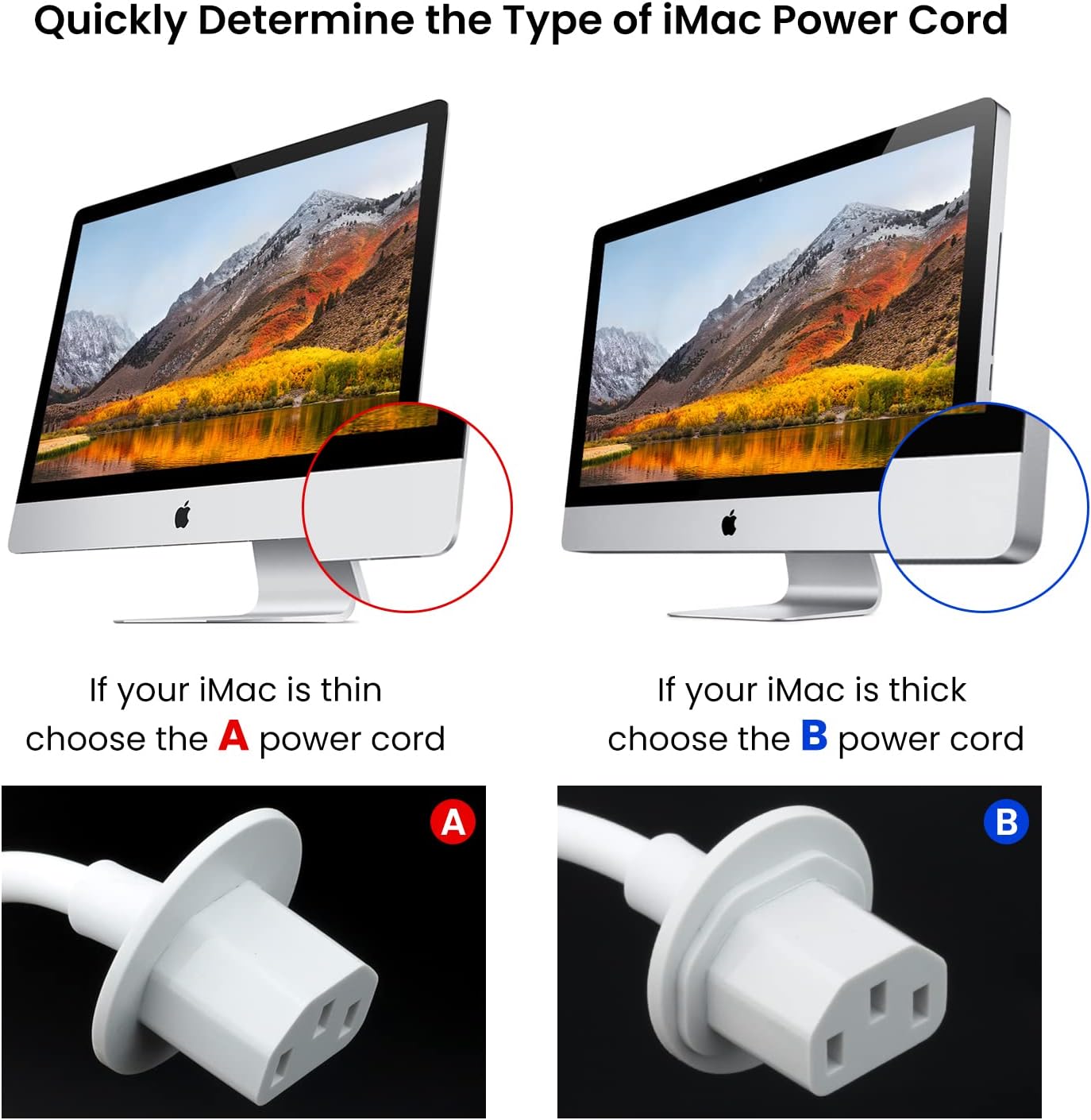 Power Adapter Supply Extension Cable for Apple iMac (Australia Plug, 1.8m)-3