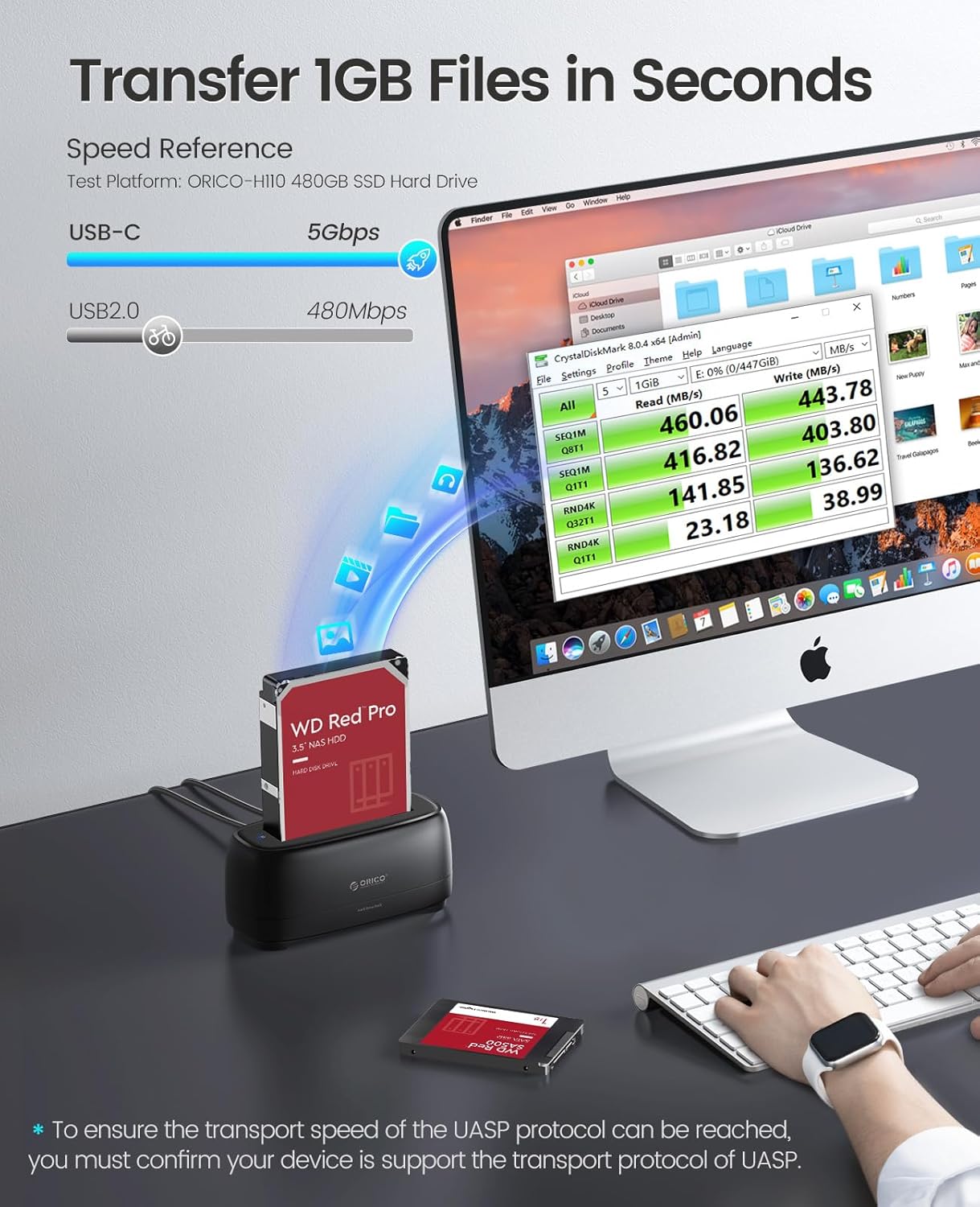 ORICO 3.5" Hard Drive Docking Station (DD18C3)