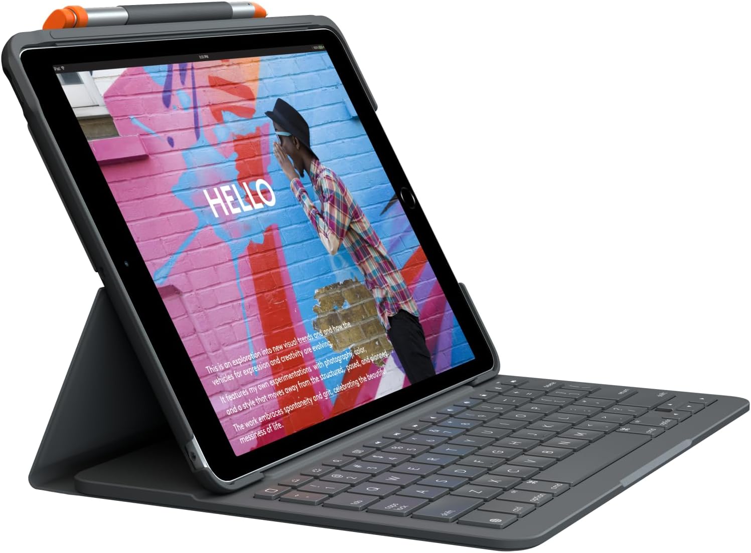 Logitech Slim Folio Keyboard Case for iPad 10.2” (7th / 8th / 9th Gen) – UK Layout Aussiez Goods Hub