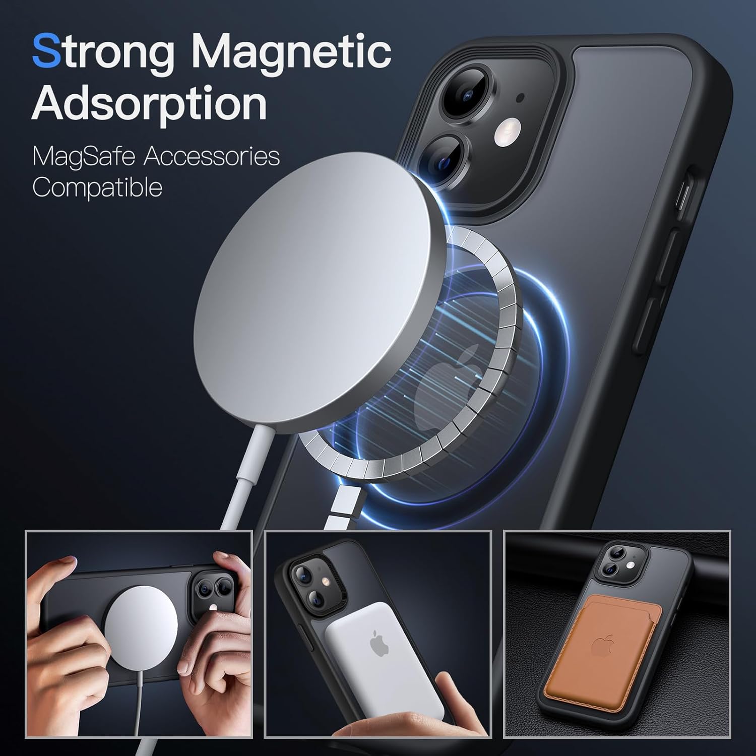 JETech Magnetic iPhone 12 & 12 Pro Case 6.1-Inch Compatible with MagSafe / aussiezgoodshub.com