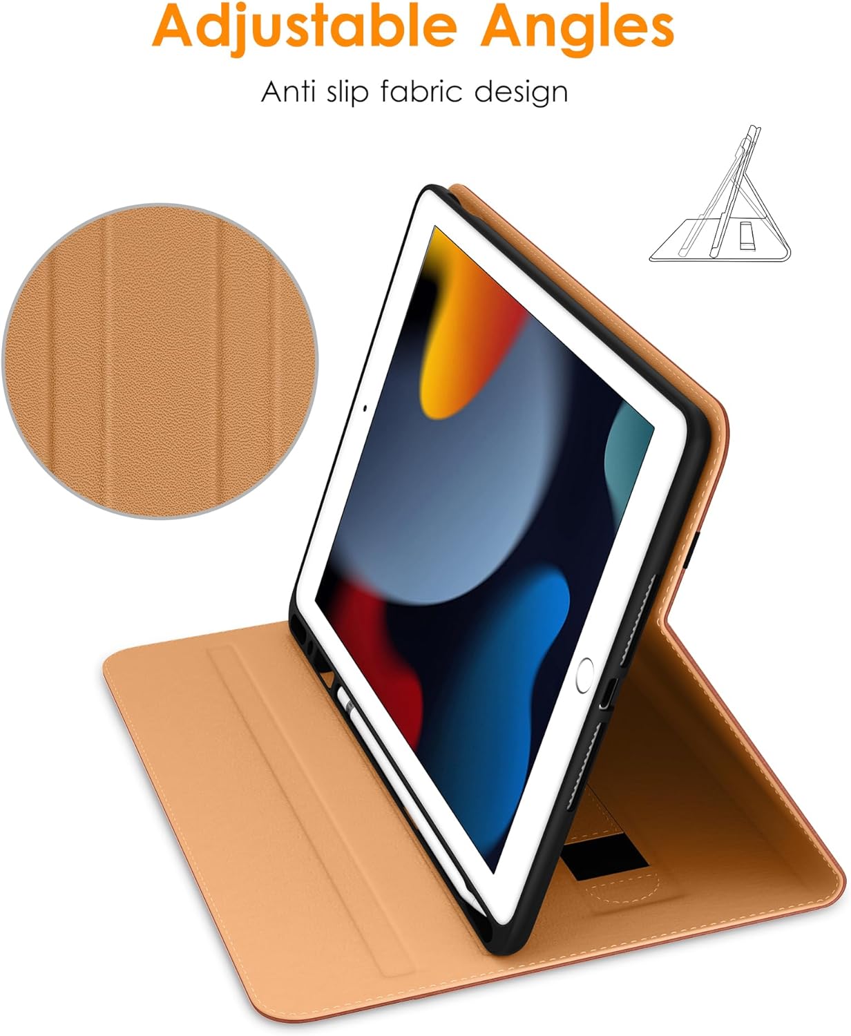 DTTO Premium Leather Folio Case for iPad 10.2” (7th / 8th / 9th Gen) Aussiez Goods Hub