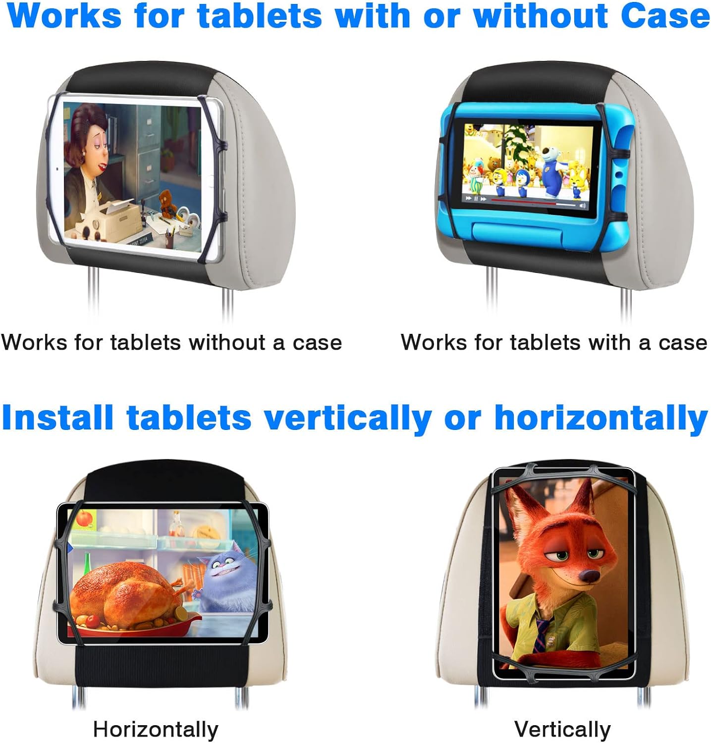 FANGOR 2 Pack Tablet Holder for car