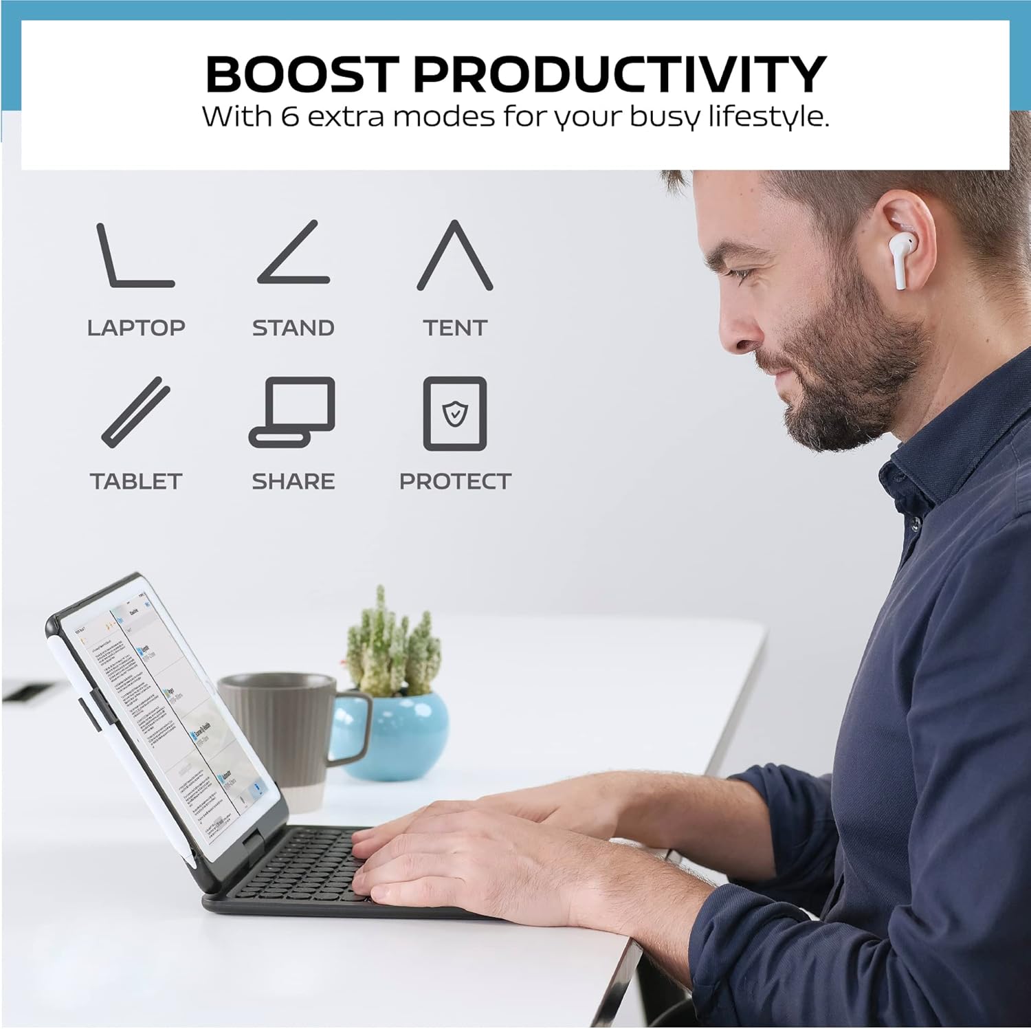 360° Keyboard Case with Touchpad for iPad 10.2” / 10.5” (7th / 8th / 9th Gen) Aussiez Goods Hub
