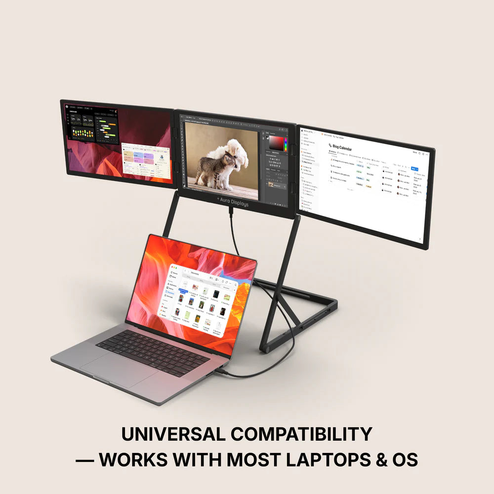 Triple Aero Pro Max (Gen 2) - Triple Portable Monitor System-4