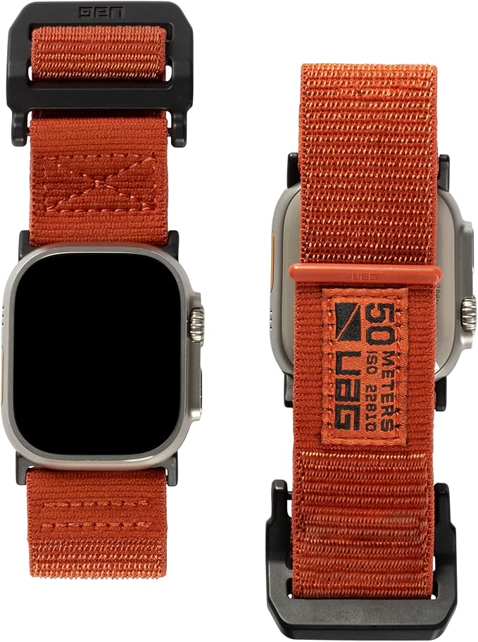 Urban Armor Gear Active Strap for Apple Watch 42mm / 44mm / 45mm [Watch SE, Series 8/7/6/5/4/3/2/1, Nylon Replacement]