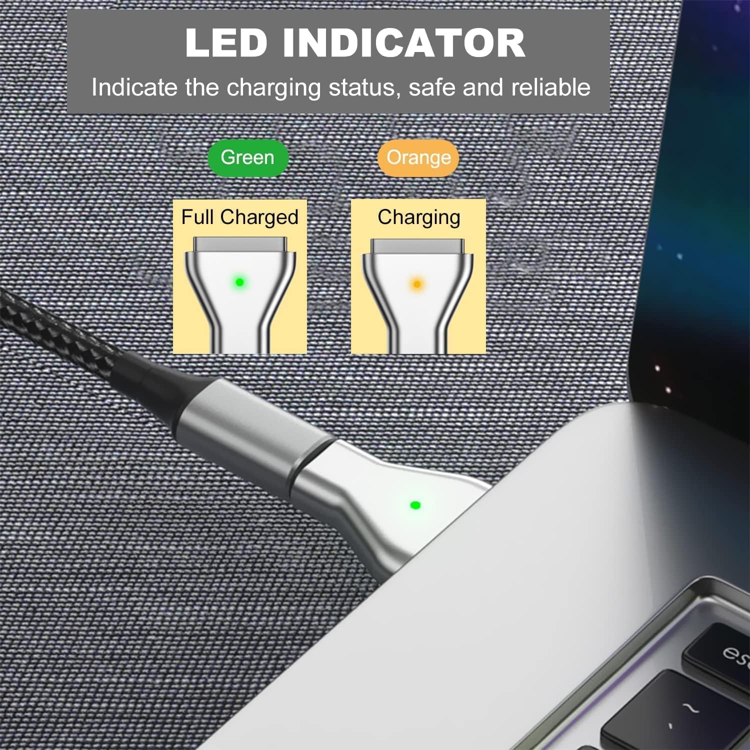 USB-C Female to MagSafe 2 Magnetic Charging Adapter