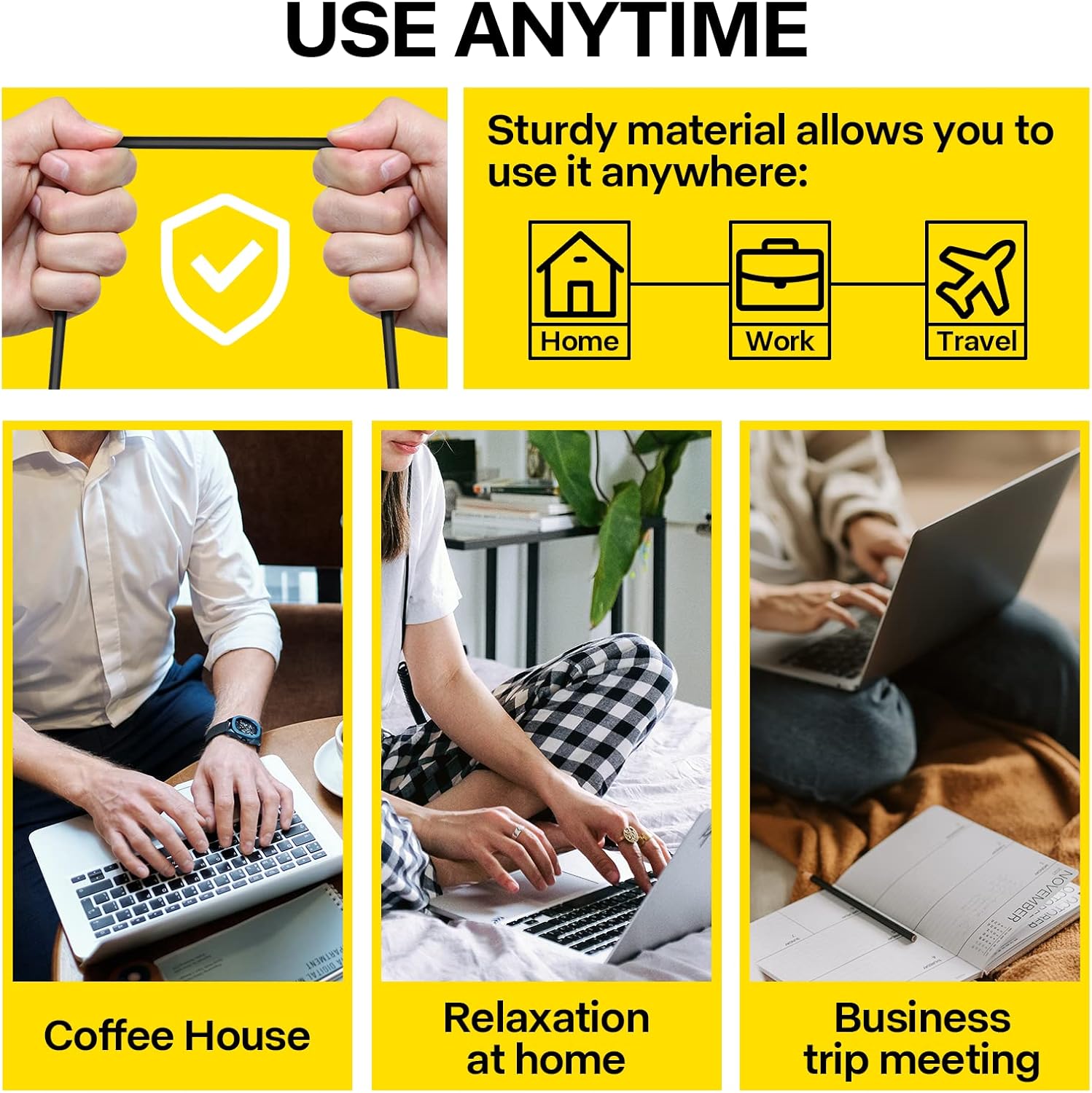 65W/45W Laptop Charger for Acer Aspire Series — Dual-Tip (5.5×1.7mm & 3.0×1.1mm)