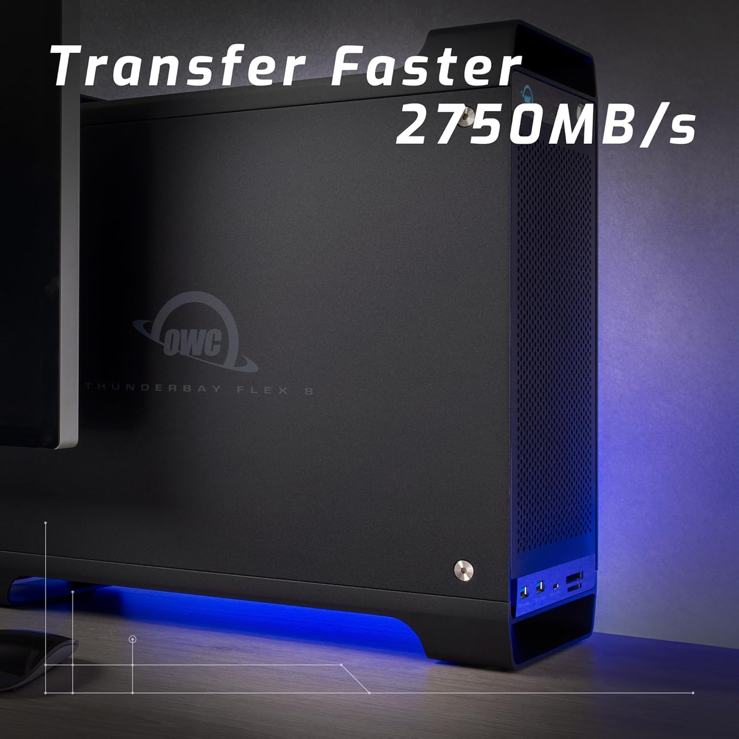 OWC ThunderBay Flex 8-Bay Thunderbolt Docking & PCIe Storage Expansion Enclosure