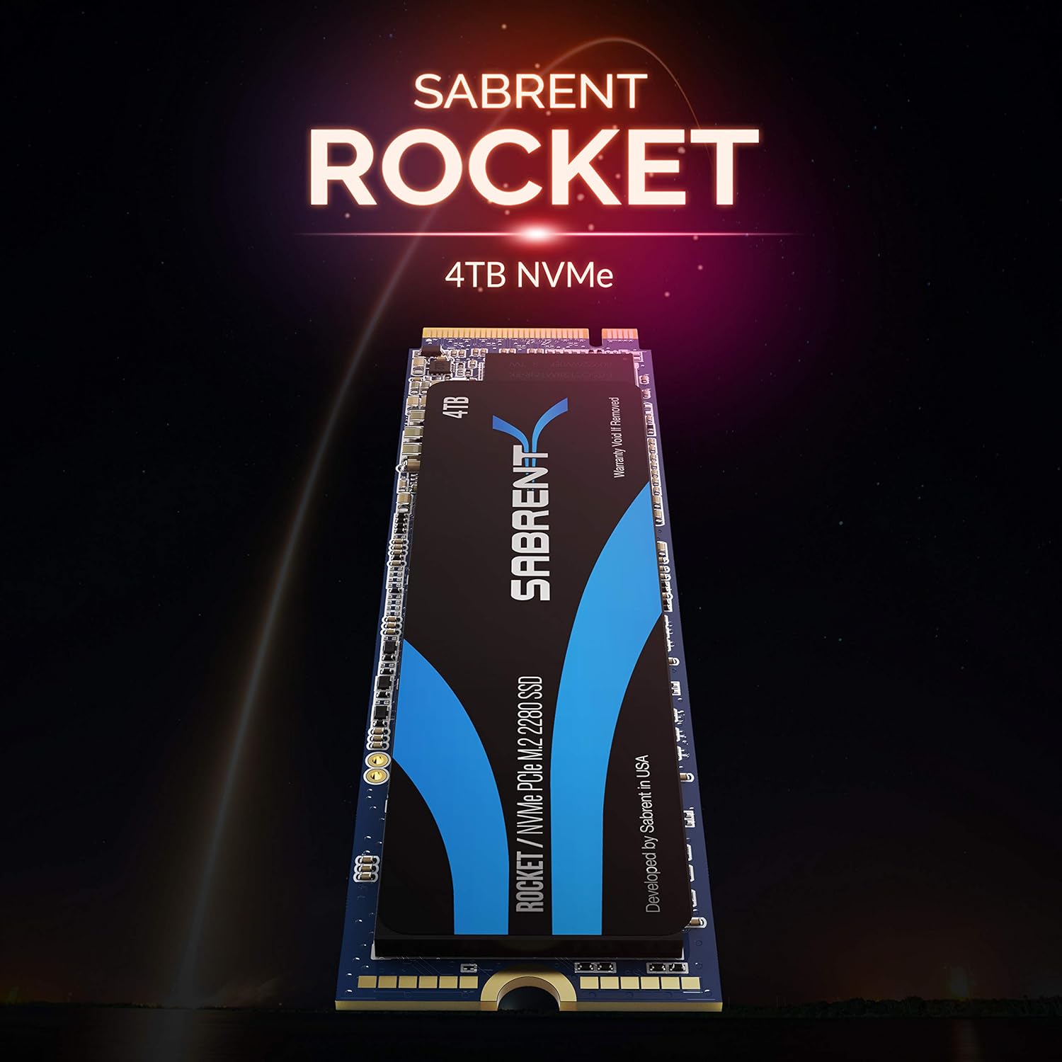 Sabrent Rocket 4TB NVMe PCIe Gen3 M.2 2280 Internal SSD