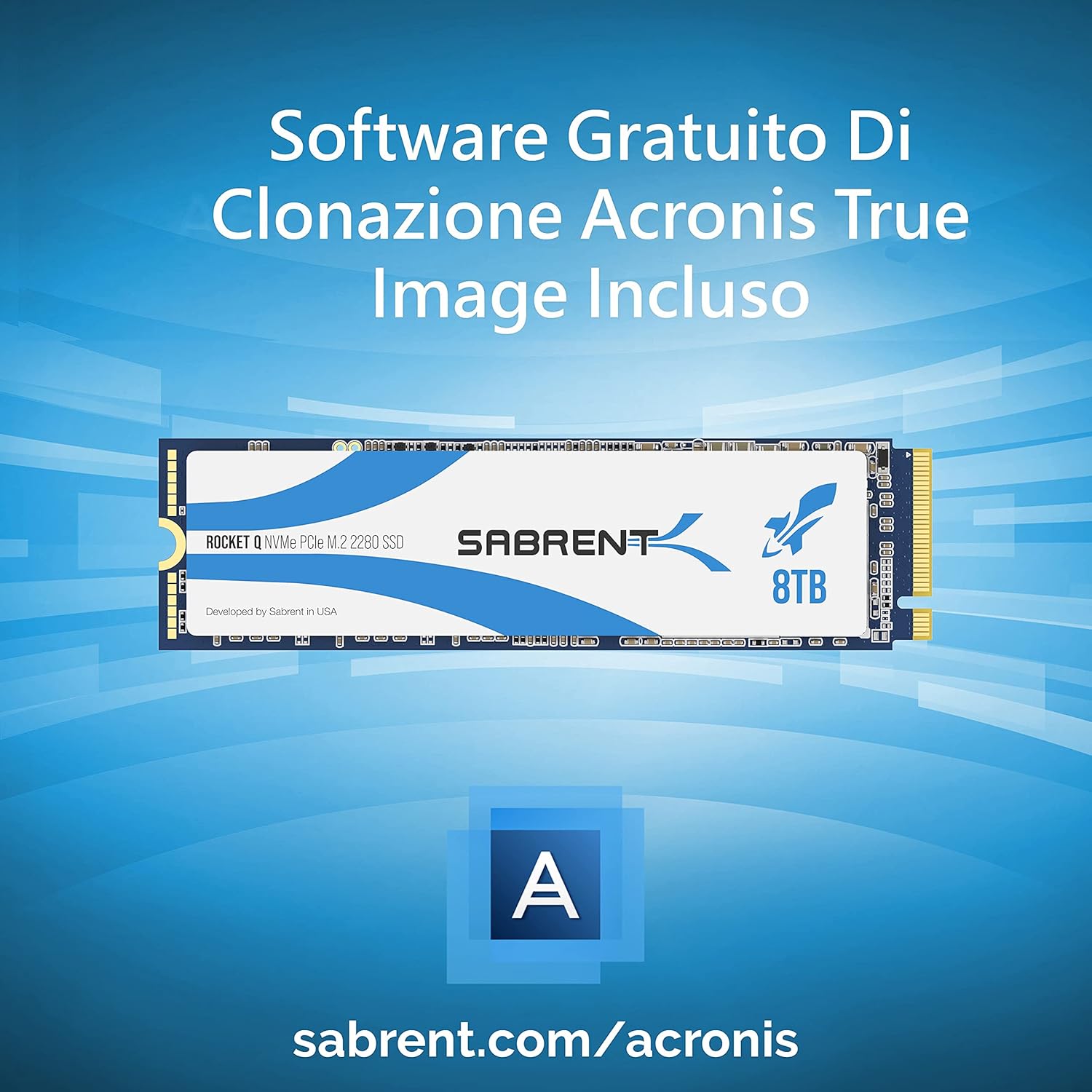 SABRENT Rocket Q 8TB NVMe PCIe M.2 2280 Internal SSD High Performance Solid State Drive R/W 3300/2900MB/s (SB-RKTQ-8TB)