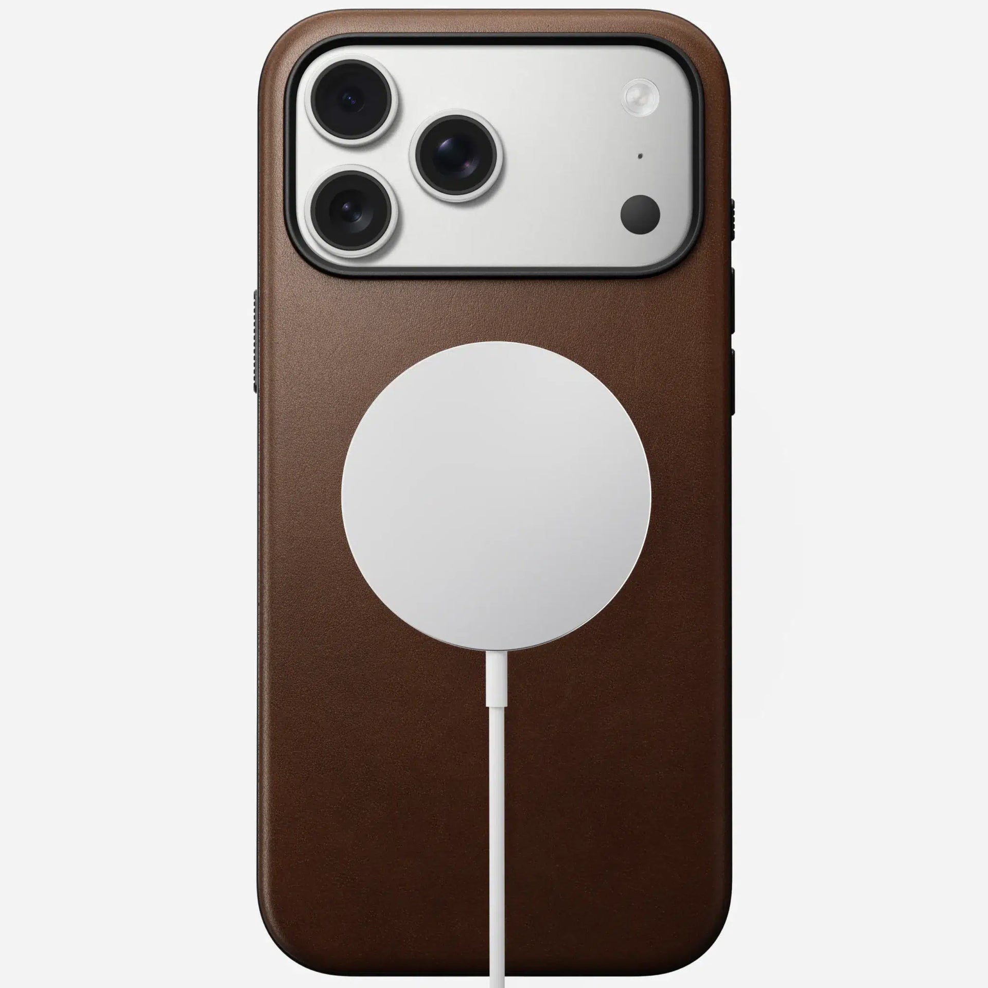Nomad Modern Leather Case – Brown for iPhone 17 Pro Max