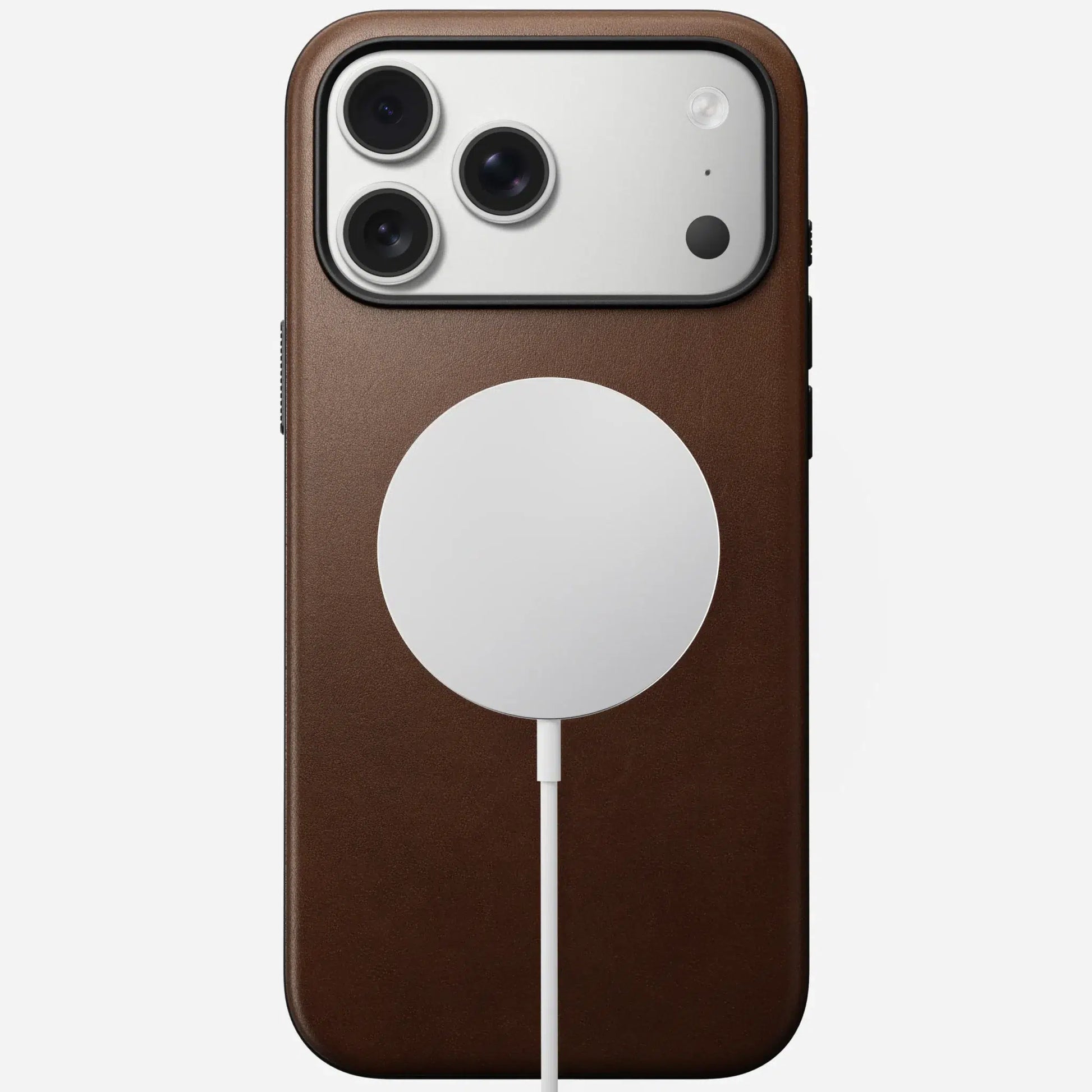 Nomad Modern Leather Case – Brown for iPhone 17 Pro Max