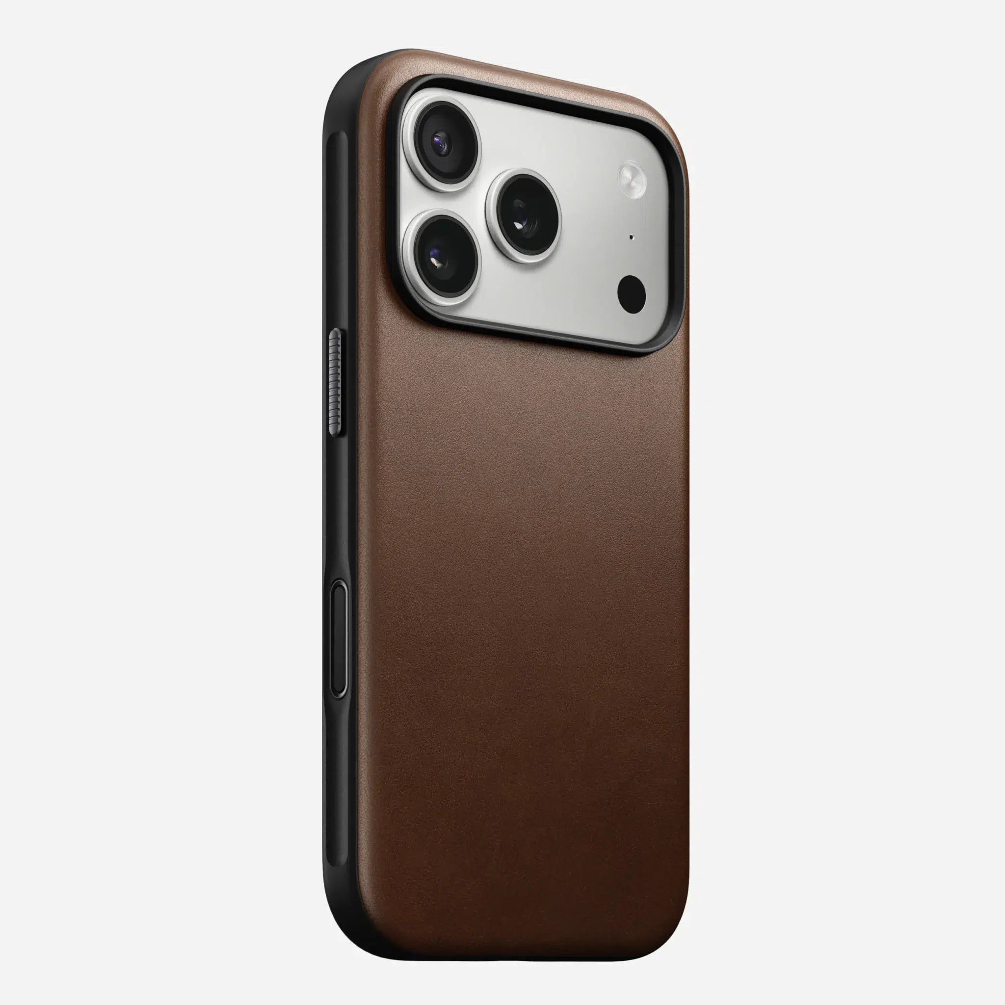 Nomad Modern Leather Case – Brown for iPhone 17 Pro