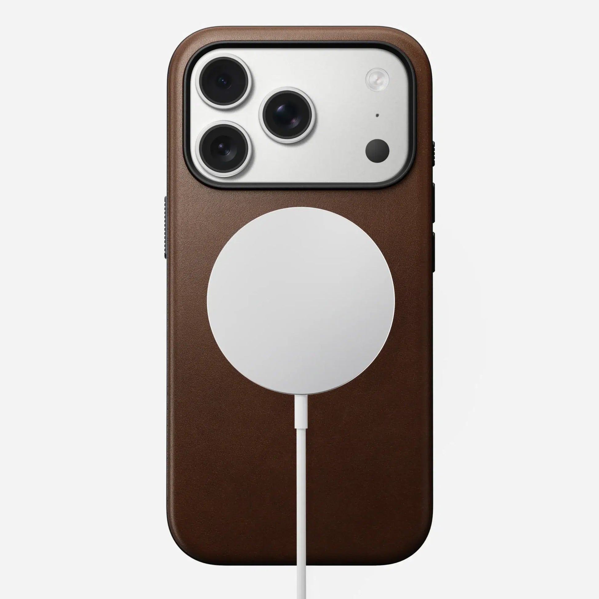 Nomad Modern Leather Case – Brown for iPhone 17 Pro